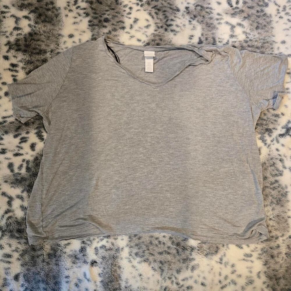 Grey casual crop top croptop